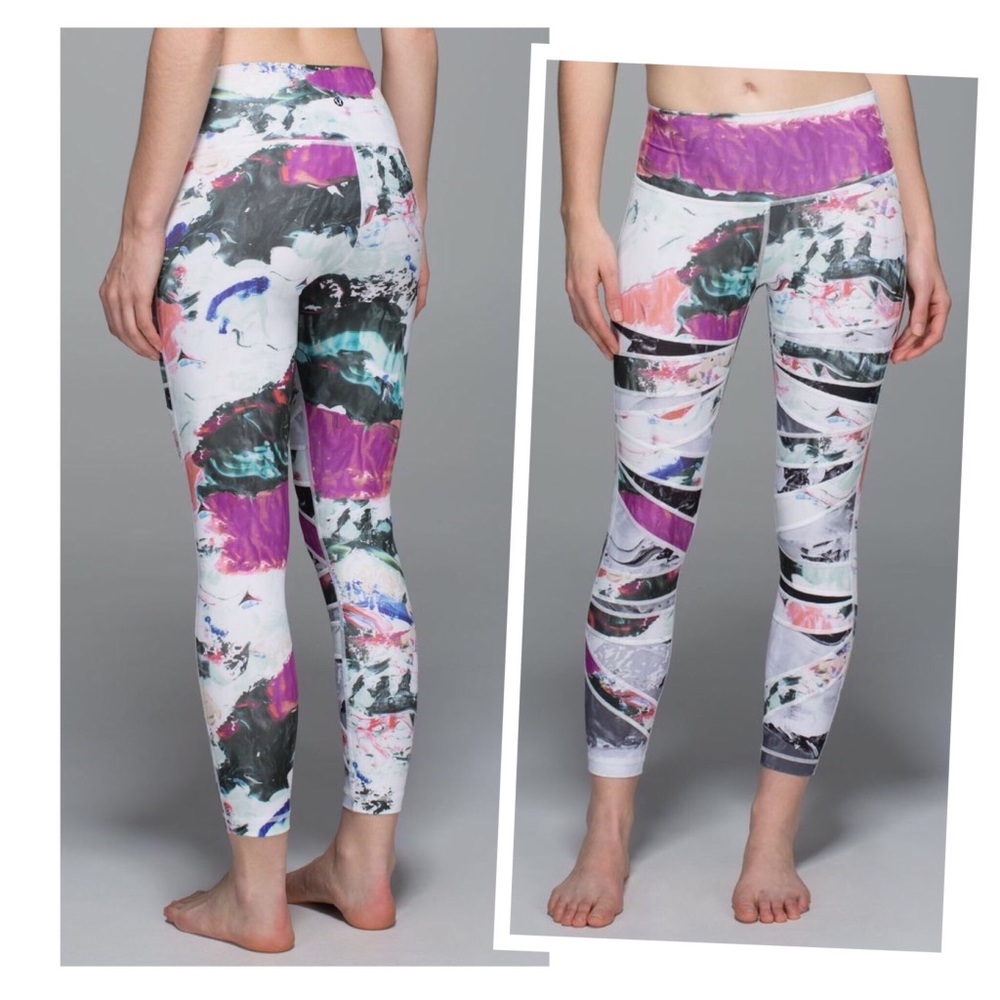 lululemon athletica Multicolor Abstract Leggings